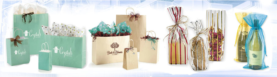 Signature Packaging bags, boxes, gift baskets, wine bags
