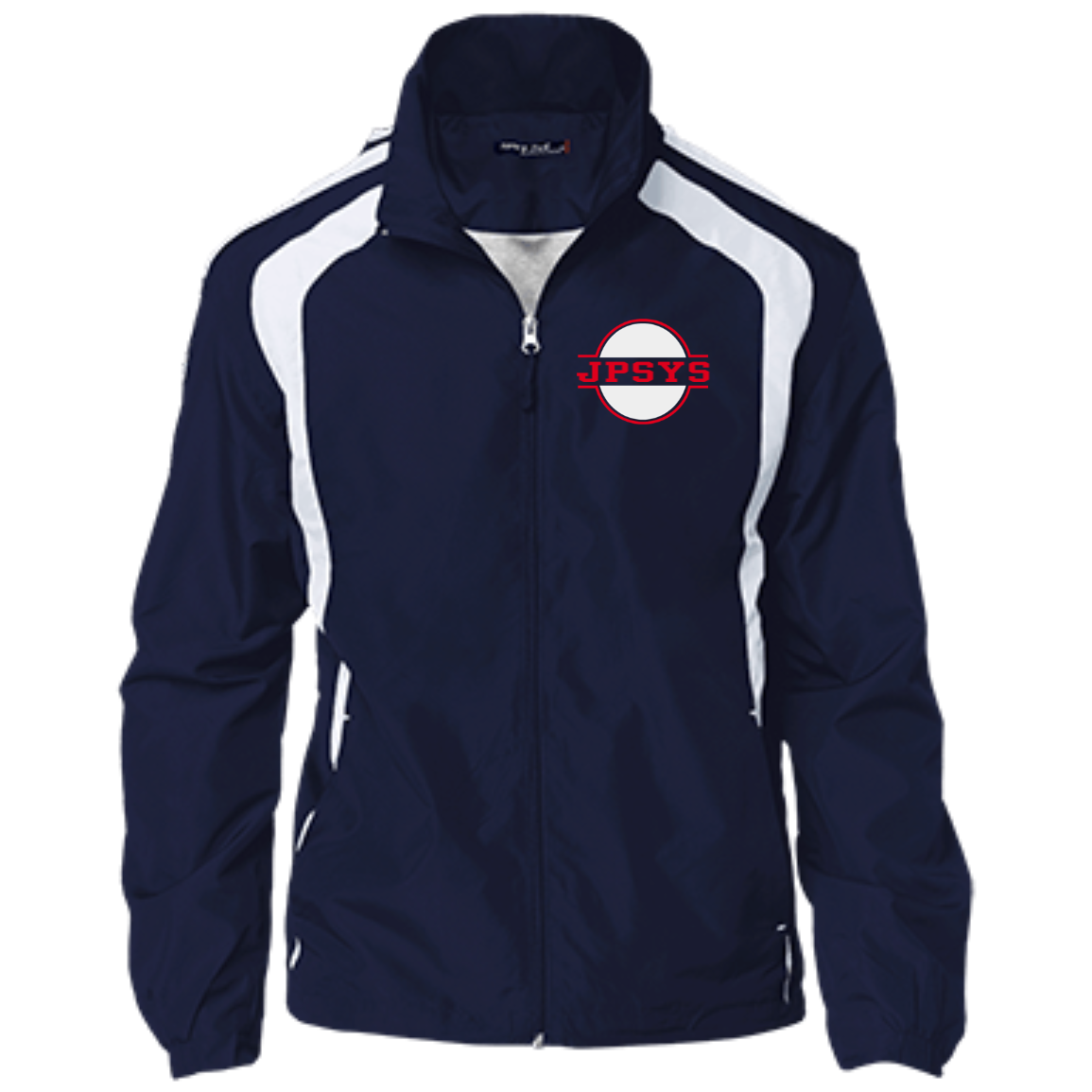 JPSYS gear front zip jacket in navy